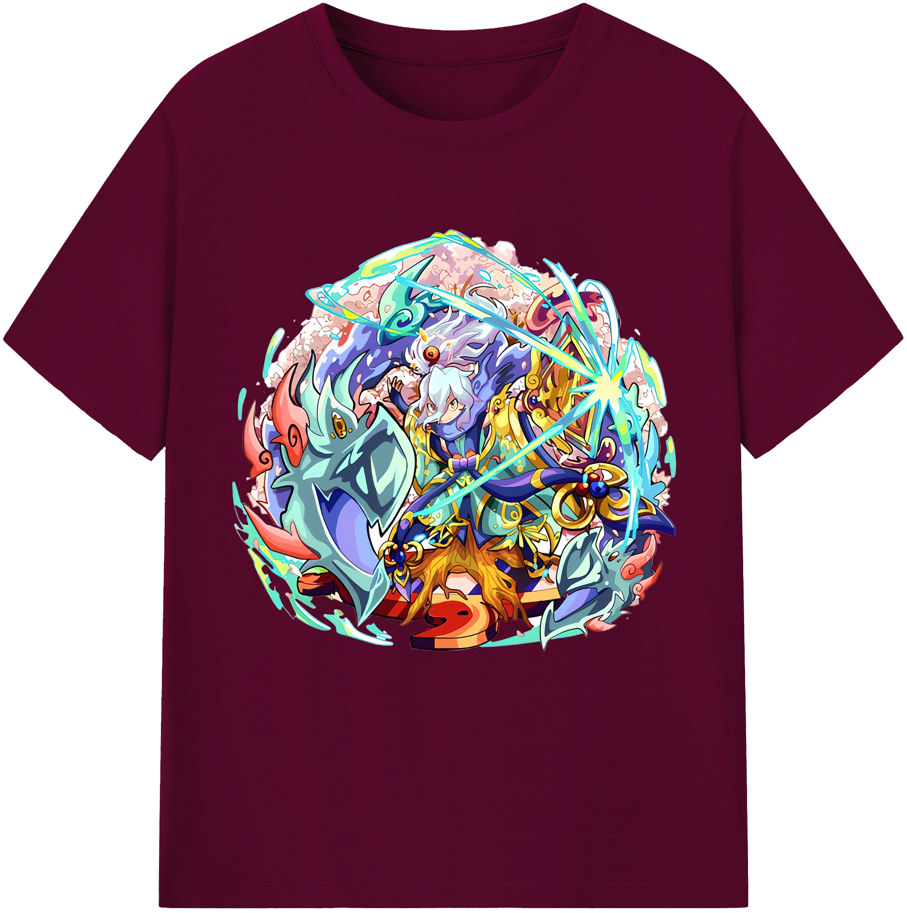 （画像用） 妖怪ウォッチ Yo-kai Watch レディースカジュアルプリントTシャツ（綿100％）